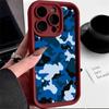 LZ6 камуфляжный силиконовый чехол для iPhone 11 13 14 15 16 Pro Max 7 8 16 Plus 12 mini XS Max XR противоударный чехол на заднюю панель