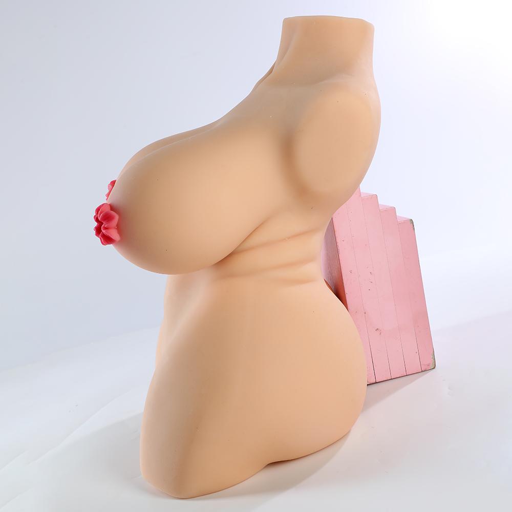 3D Силиконовая Секс-Кукла TPE Сексуальное Декольте Влагалище Любовь Анальная Любовь Взрослые Секс-Игрушки для Мужчин Наполнена Жидким Силиконом в Груди Ощущается Мягче