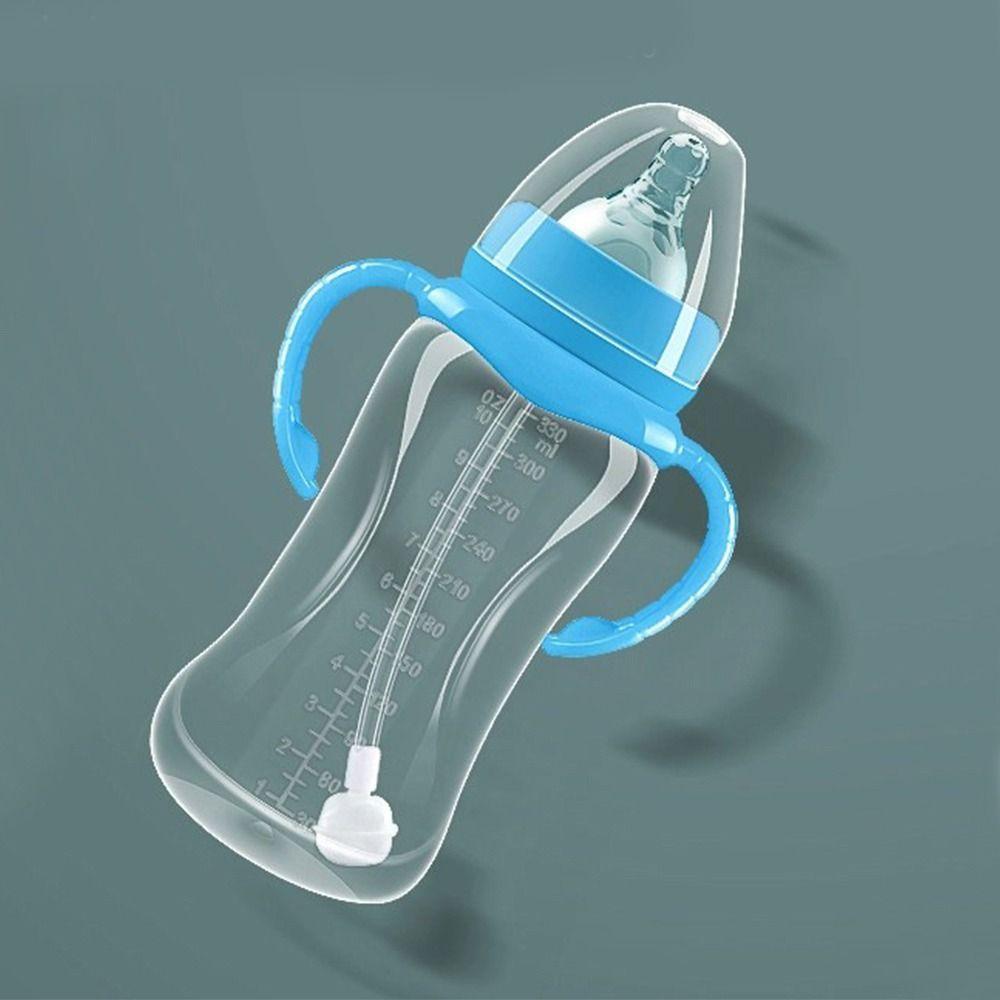 Силиконовая соска для детского молока, пищевая детская бутылочка с ручкой, принадлежности для кормления