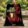 Evil dead blanket Flannel Blanket Soft Cozy Plush Throw for Sofa Bed Lightweight Home Decoration Gifts for Christmas various holidays