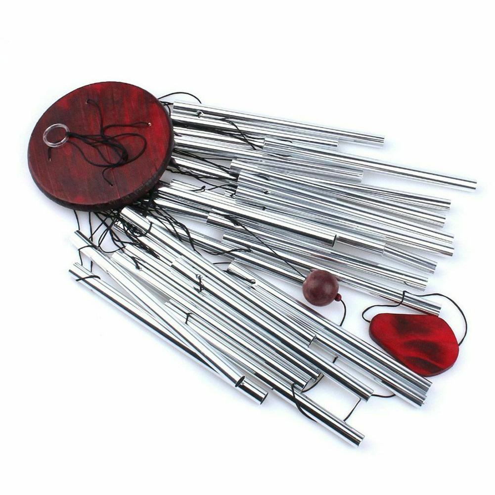 Large 27 Metal Tubes Wind Chimes Outside Outdoor Porch Wind Chime Soothing Melodic Memorial Sympathy Garden Patio Decorations