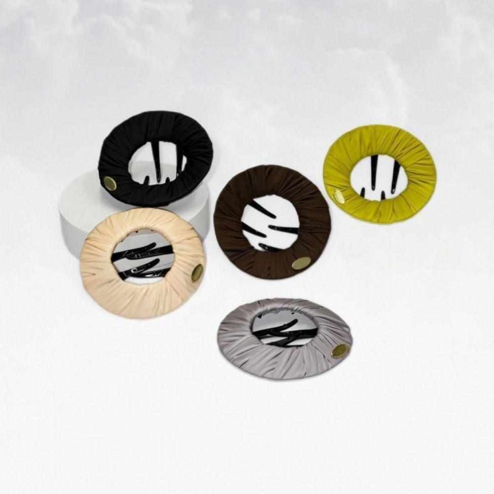 Hair Accessories Hair Clip Round Shape Flexible Hair Clip Soft Clips for Lying Down and Driving