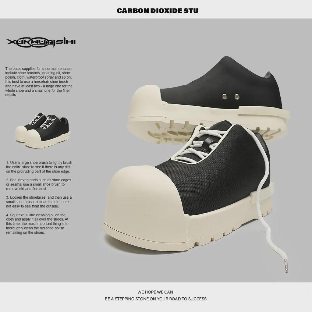 Мужские спортивные повседневные туфли Mickey Big Head с толстой подошвой и увеличенным размером — тренд 2024 года, универсальные, с круглым носком