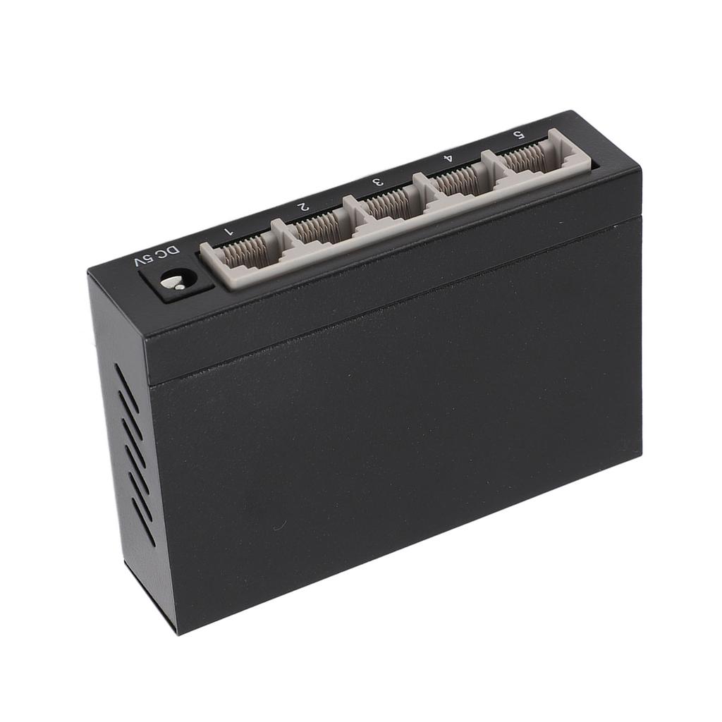  Портовый Ethernet-коммутатор Профессиональный высокоскоростной сетевой коммутатор с металлическим корпусом 10-100 Мбит/с для дома