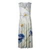 Women's Long Dress Maxi Dress Casual Dress Swing Dress A Line Dress Floral Fashion Streetwear Outdoor Daily Date Print Sleeveless V Neck Dress