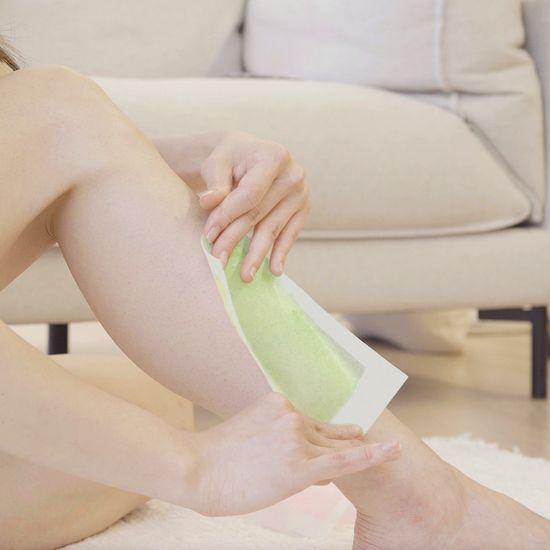 ZIZUSS Восковые полоски для тела 40 штук (+12 Финишных салфеток, включая пакет с застежкой-молнией)