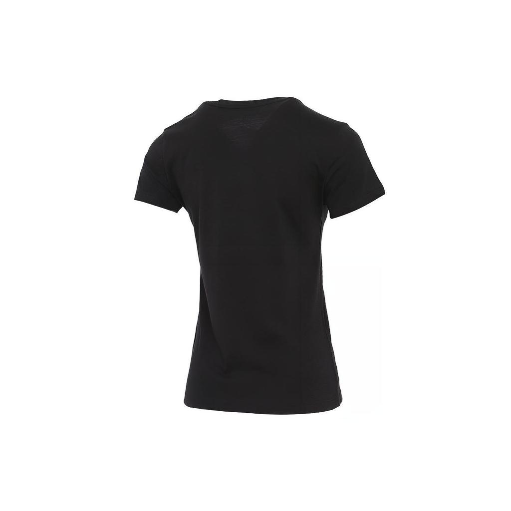 Puma Повседневная спортивная футболка с круглым вырезом и коротким рукавом, свободная, с принтом, женские топы, черная 845871-01