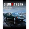 1/32 Rolls Royce Silver Seraph Металлическая Модель Автомобиля Игрушка Литье Под Давлением Оттяжка Звук и Свет Автомобильные Игрушки для Детей Транспортное Средство