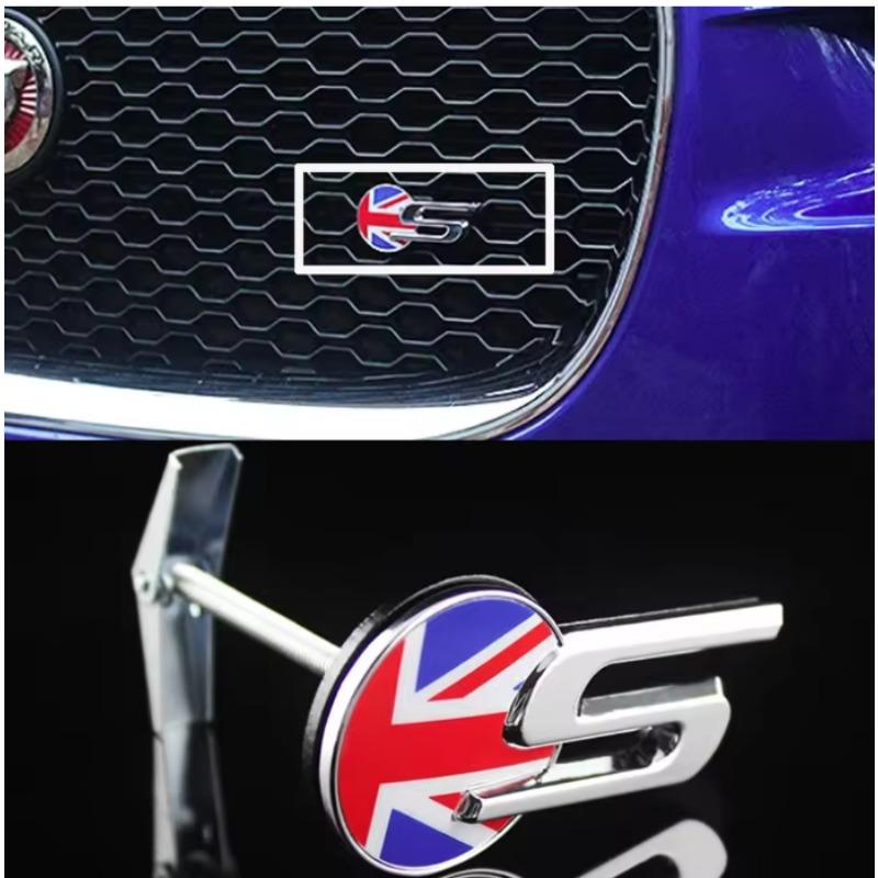 Наклейка на решетку для F-TYPE E-PACE F-PACE XE XF XJL RS Sport, наклейка с эмблемой, наклейка на переднюю решетку автомобиля, аксессуары