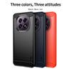 For Oppo A5 5G/Oppo F29 5G Back Cover MOFI Brushed Texture Carbon Fiber Soft TPU Case