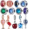Breloque Charms Original Charms Fit Charmhub Bracelet Sterling Silver 925 Flamingo Balloon Cz Shape Pendant Silver 925 Jewelry
