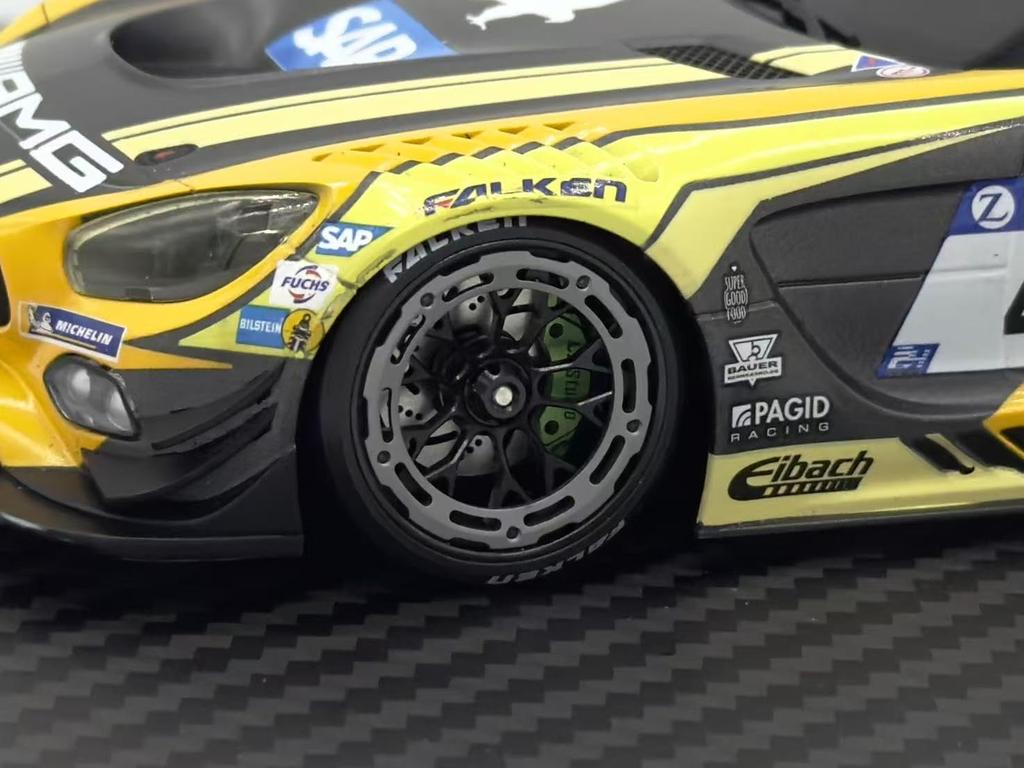 LS Studio Aluminum Wheels and Drift Tires of AL13 22MM Edge for Kyosho MRD ZERO and Scale RC Cars P.D. (Set 2) LS-WH-05 (Grey N+1) Mini-Z AWD/RWD