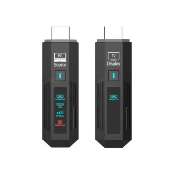 Беспроводной HDMI-совместимый удлинитель 50 м 1080P 60 Гц Видео Аудио Передатчик Приемник Для ПК ТВ Ноутбука Проектора Plug PlayХороший продукт