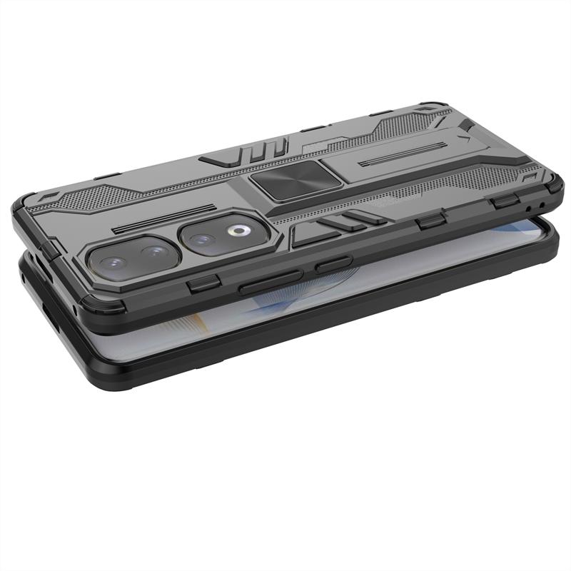 Для Honor 90 Pro Чехол Противоударный Бронированный Магнитный Держатель Чехол Для Телефона Для Xonor Honer Honar 90Pro Honor90 Honor90Pro 5G Задняя Крышка