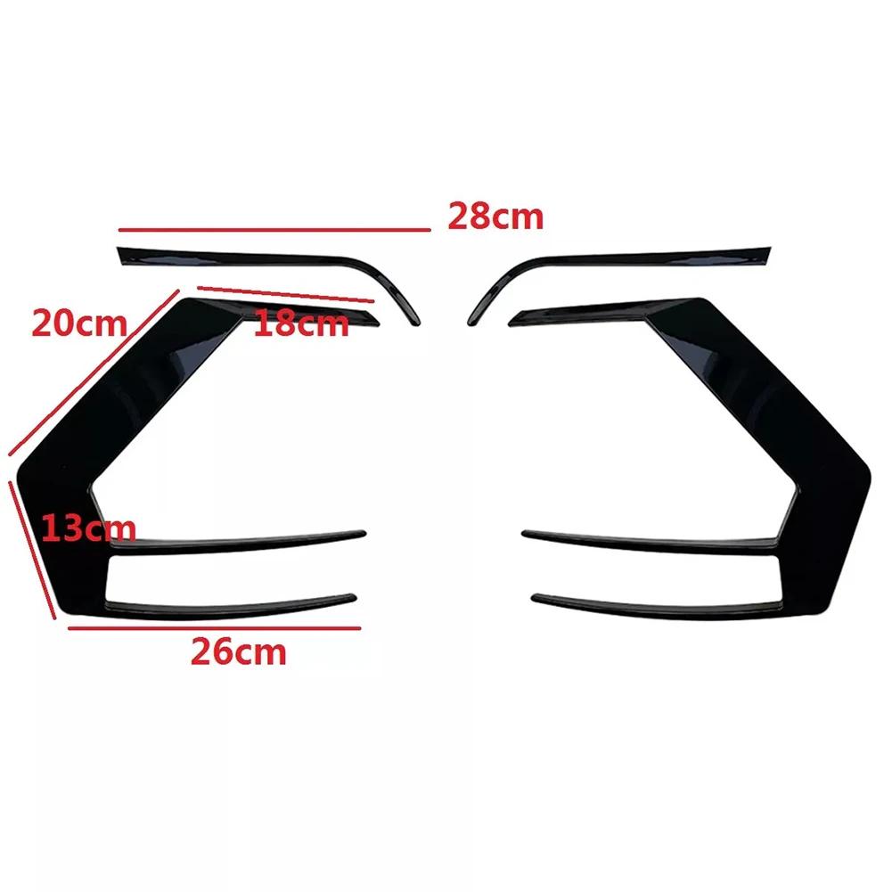 Черный задний бампер спойлер задний фонарь крышка лампы отделка для Golf 7 MK7 2012-2015 детали аксессуары черный