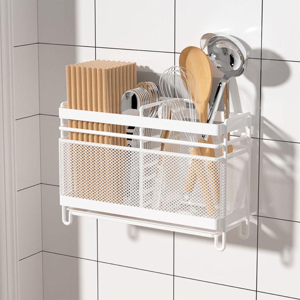 Space Saving Chopsticks Storage Holder Rust Proof Cutlery Storage Shelf Dinning Table