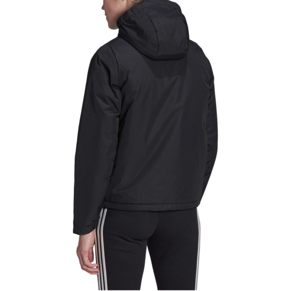adidas Хлопковая толстовка с капюшоном для женщин, черные H65753