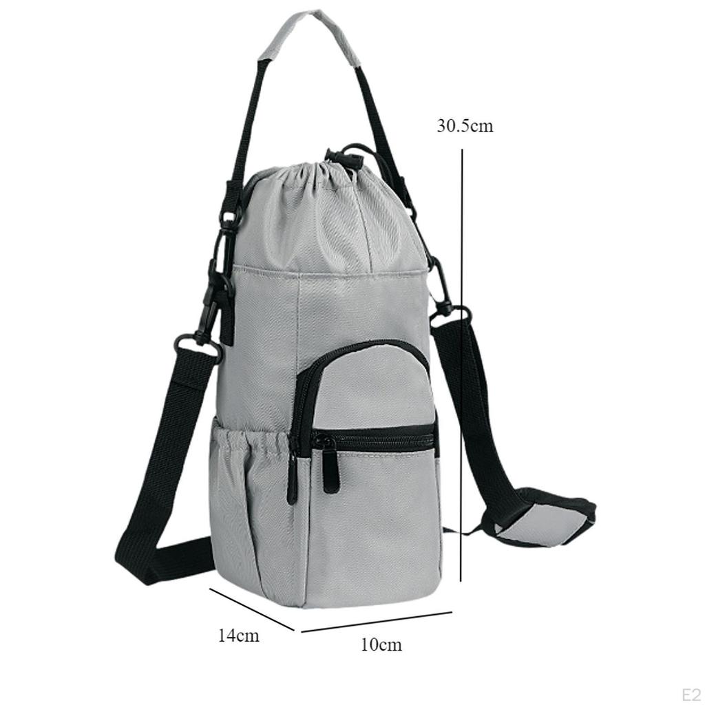 Bottle Pouch Holder Water Carrier Bag Crossbody Sleeve for School