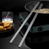 304 Stainless Steel Extra Long Chopsticks, Reusable Metal Chopsticks, Non-Slip Chinese Tableware, Food Noodles Utensil