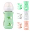 3 Pcs Silicone Bottle Sleeves 120ml/240ml Baby Bottle Holder Anti-slip BPA Free Insulation Sleeve for Glass Baby Bottle