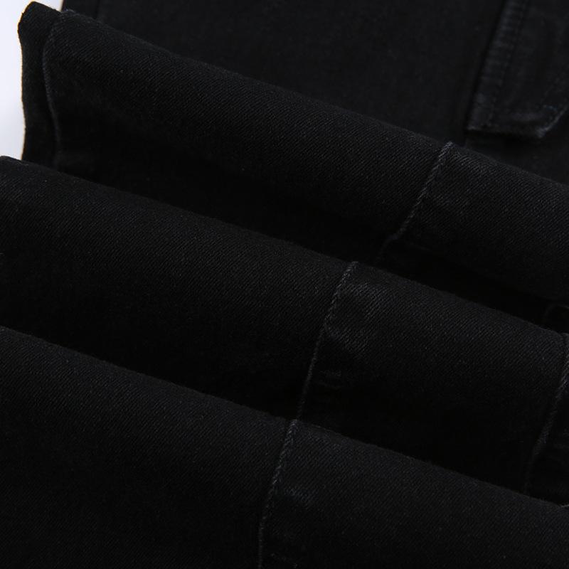 WTEMPO Brand Retro Street Hot Girls Style Low Waist Micro Flare Jeans Personality Pocket Casual Pants Women Micro Flare Pants