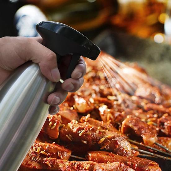 500 мл Бутылка-спрей для масла и топлива из нержавеющей стали Распылитель Кухонный инструмент для барбекю