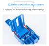 Woodworking Dowel Jig Fits 6 8 10mm Drill Bits Wood Drilling Doweling Hole Saw Tools Handheld Drill Guide with Metal Sleeve