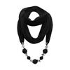 Gorgeous Beads. Circular Ring Scarf. Women's Scarf Accessories. Necklace. Ethnic  Scarf