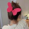 9 Colors Hair Claw Oversized Butterfly Solid Color Hair Clips Women Creative Barrettes Ponytail Shark Clips Hair Accessories