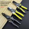 Multi-Function Electrician's Wire Stripping and Cutting Pliers with Cable Scissors and Optical Fiber Wire Bending Capability