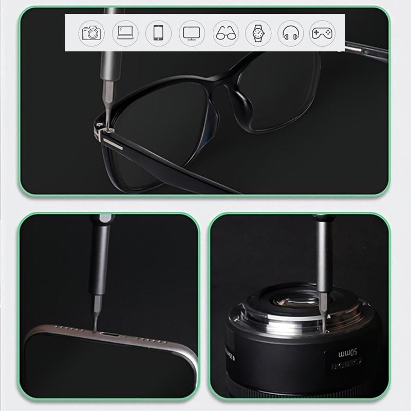 Precision Screwdriver Set Magnetic Screw Driver Bits Mini for Laptop Iphone Computer PC Mobil Phone Torx Cross Slot Phillips