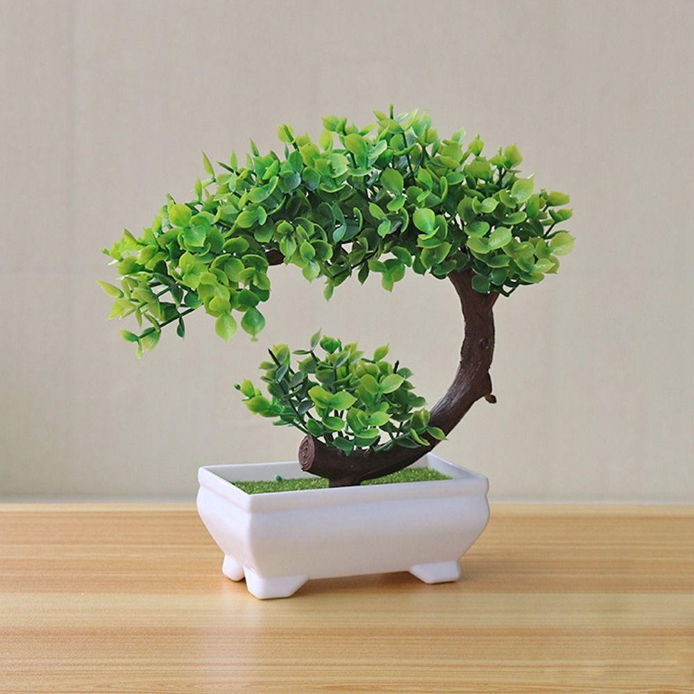 Многоцелевое искусственное растение, реалистичное моделирование растения, искусственные растения в горшках, сад бонсай