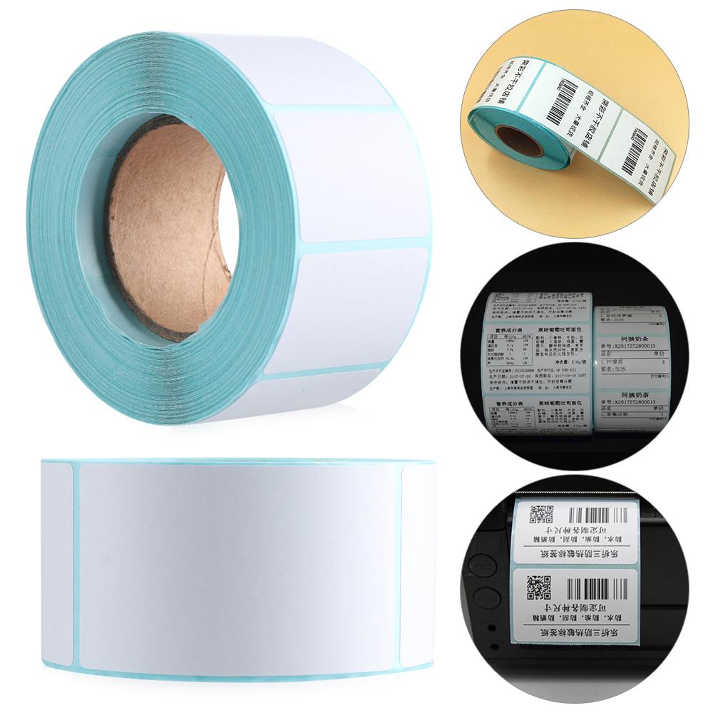 Convenient Print Supplies Blank Tag Waterproof Package Label Thermal Sticker Adhesive Paper