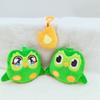 Мягкая зеленая плюшевая игрушка Duo Сова из мультфильма Аниме Плюшевая игрушка Шарф Медведь, Плюшевая игрушка Пламя Куклы Подарок для детей