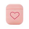 New Matte Couples Love Heart Hard PC Case For Apple Airpods Protective Cover