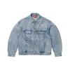 Supreme S Logo Denim Trucker Jacket 'Teal' Unisex SUP-SS24-056
