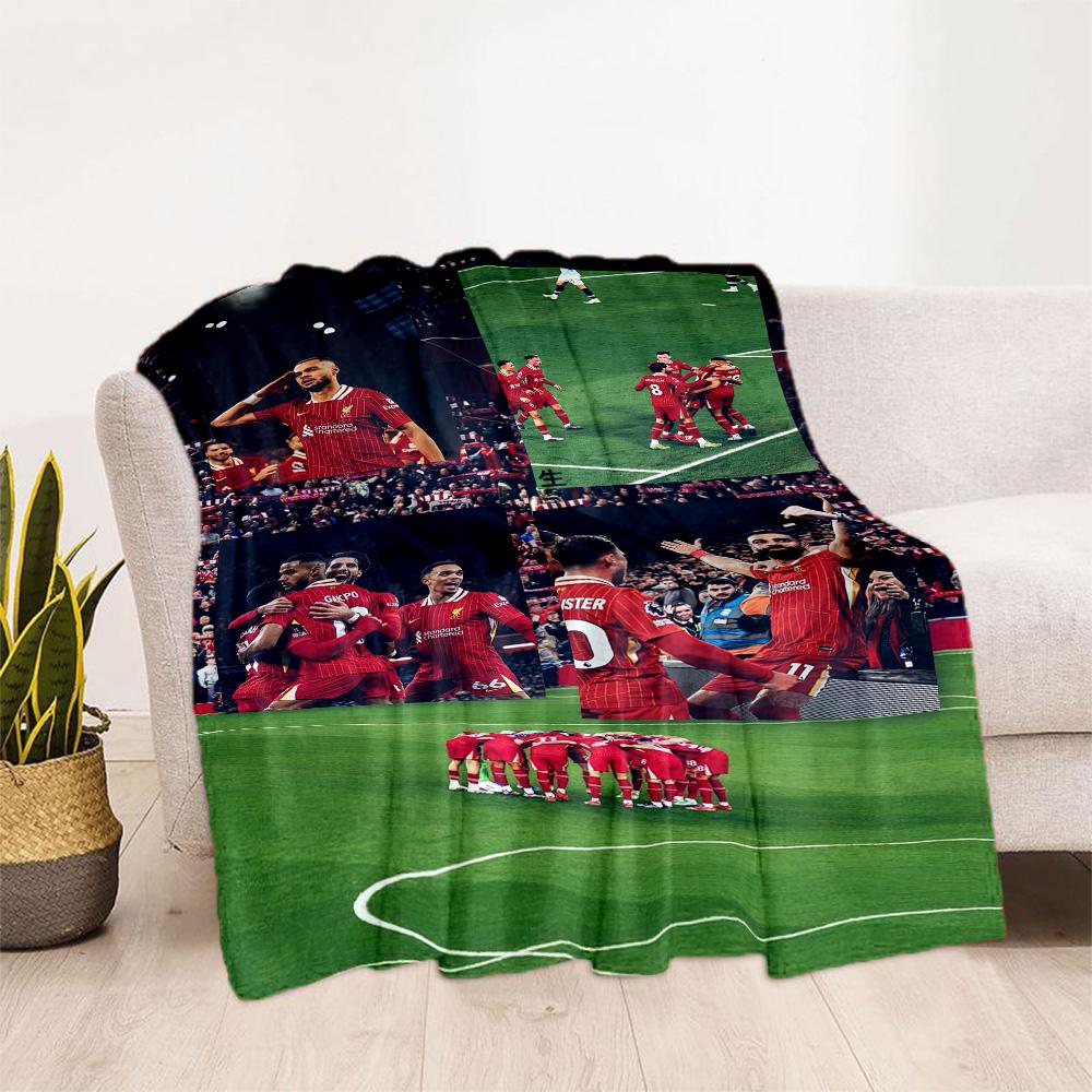 Liverpool Football Club Blanket Comfortable Suitable For Bed Chair Office Four Seasons Multipurpose Digital Print