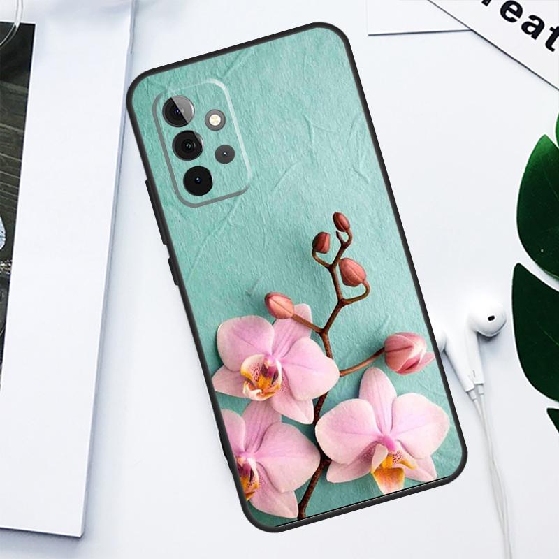 Цветы Орхидеи Цветной Чехол Для Телефона Для Samsung Galaxy A34 A54 A14 A32 A12 A13 A33 A22 A52 A72 A23 A53 A73 A51 A71