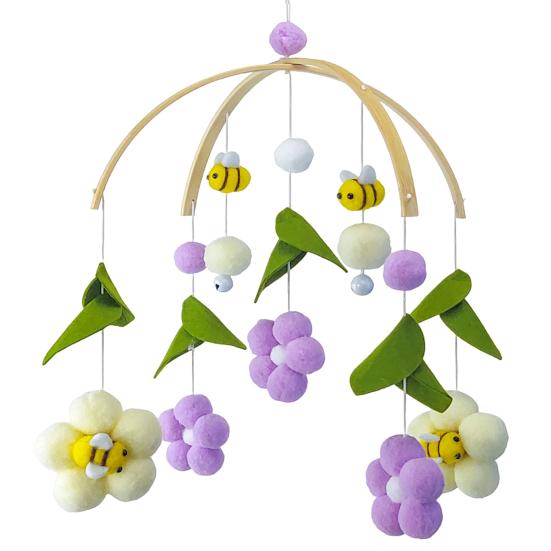 Игрушка-успокоитель Привлекательные яркие цвета Премиум Мультяшные детские мобили для кроватки Погремушка