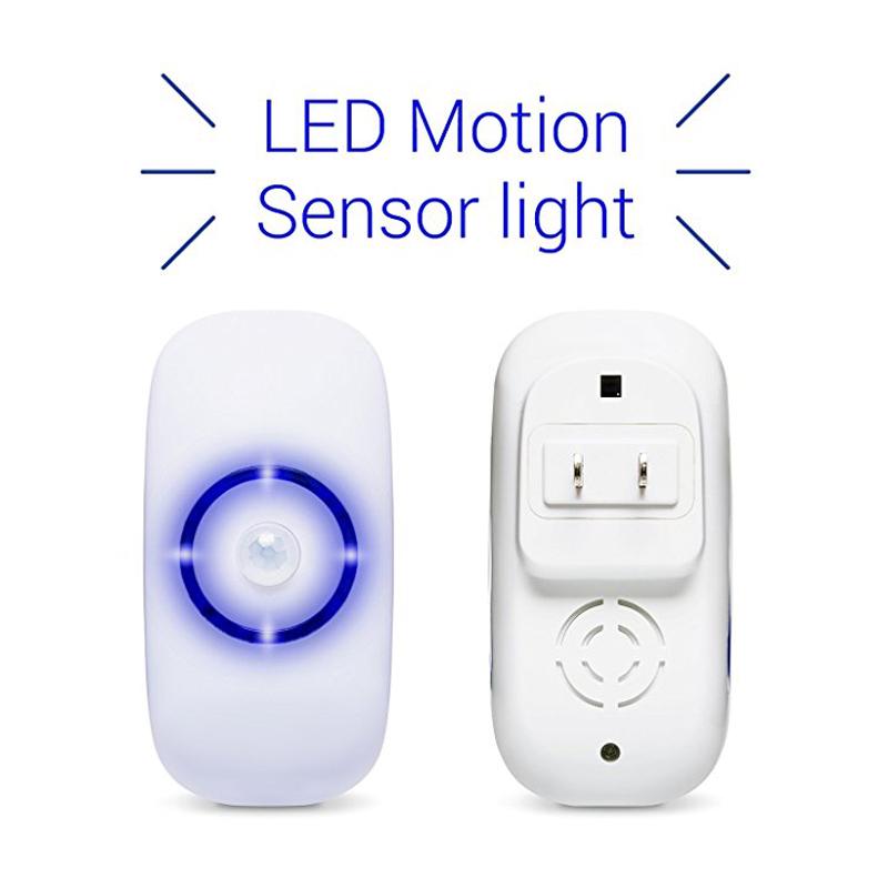 Night Light LED Motion Sensor Plug-in Instantly Activated Safety Light for the Stairs Closet Bathroom Baby Room