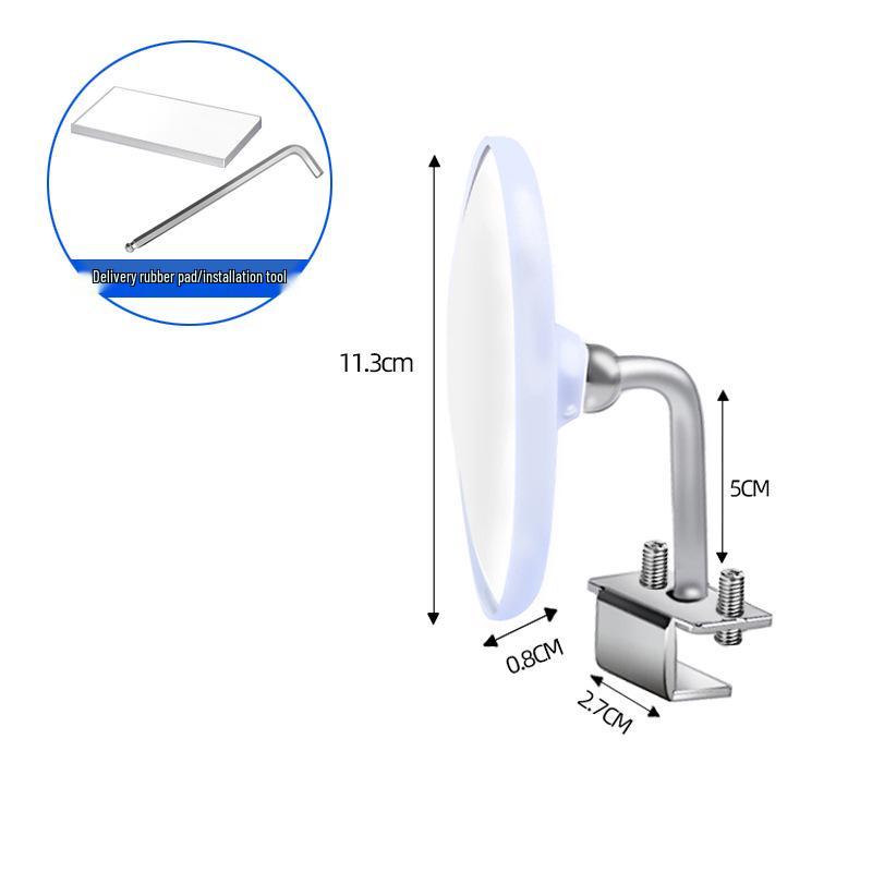 Круглое зеркало заднего вида 304 - Идеально для учебных автобусов автошкол, Широкоугольное, Подходит для малых транспортных средств