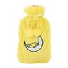 Yellow Bird Hot Water Bottle with Soft Plush Cover 2 L.