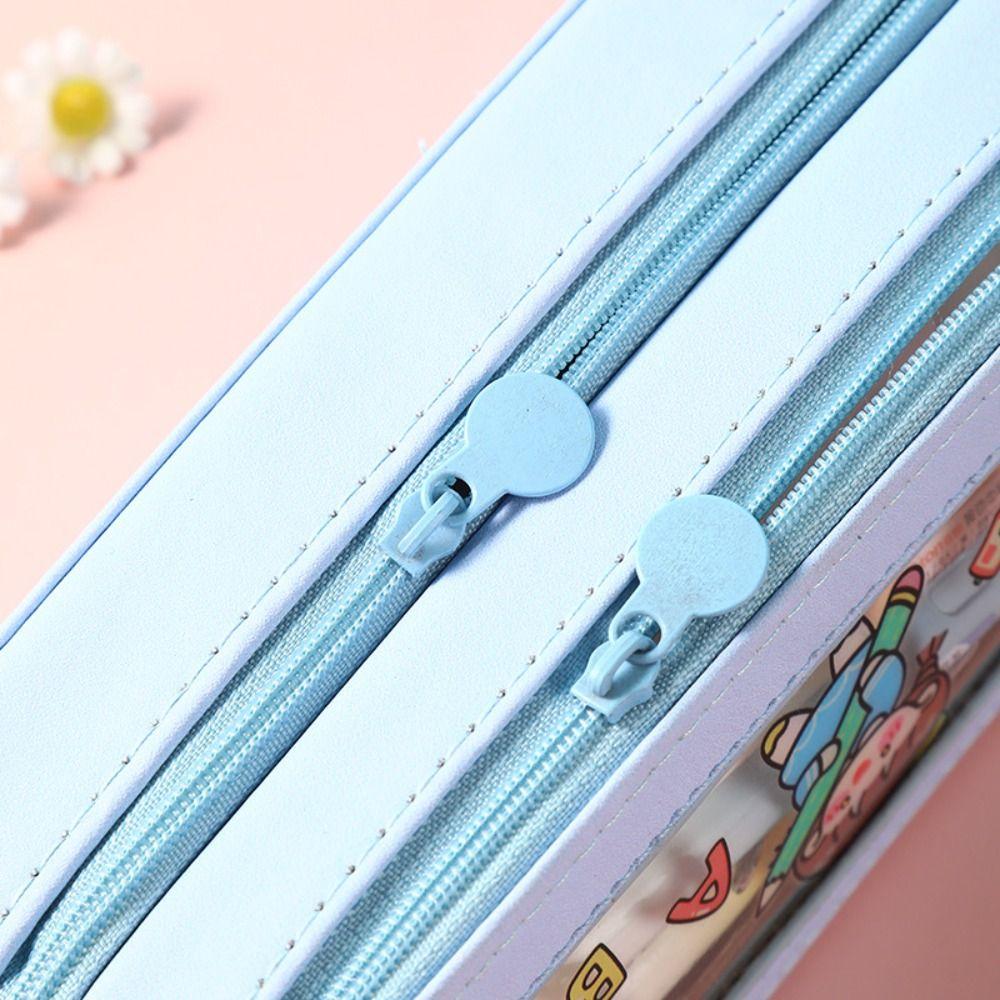 Multifunctional Pencil Box Large Capacity Pencil Bag Gift Cartoon Pencil Case  Student
