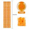 5‑40Pcs Marigold Flowers Garland for Decor 5Ft Artificial Marigold Flowers Wreath for Diwali Pooja Day of Dead Wedding Party