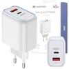 New Encore Energy PD 3.0 Quick Charge 4.0 USB-A USB-C 45W Wall Charger Adapter MD-4583TR