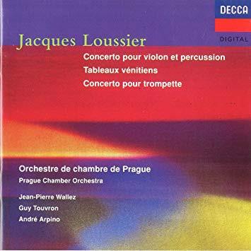 CD ЖАК ЛУССЬЕ - ПРАЖСКИЙ КАМЕРНЫЙ О - Концерт для скрипки и оркестра, 4367982 Decca 1992 Европа Джаз Б/У