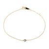 PLUSTER Diamond Bracelet K10 Bracelet Chain Simple Pink Gold Ladies Simple Popular Box Day Birthday Present 0.07ct "Gift Set" Mother's C_10