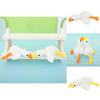 Soft And Cuddly Plush Goose Keychain Colorful Duckling Keyring For Kids And Adults