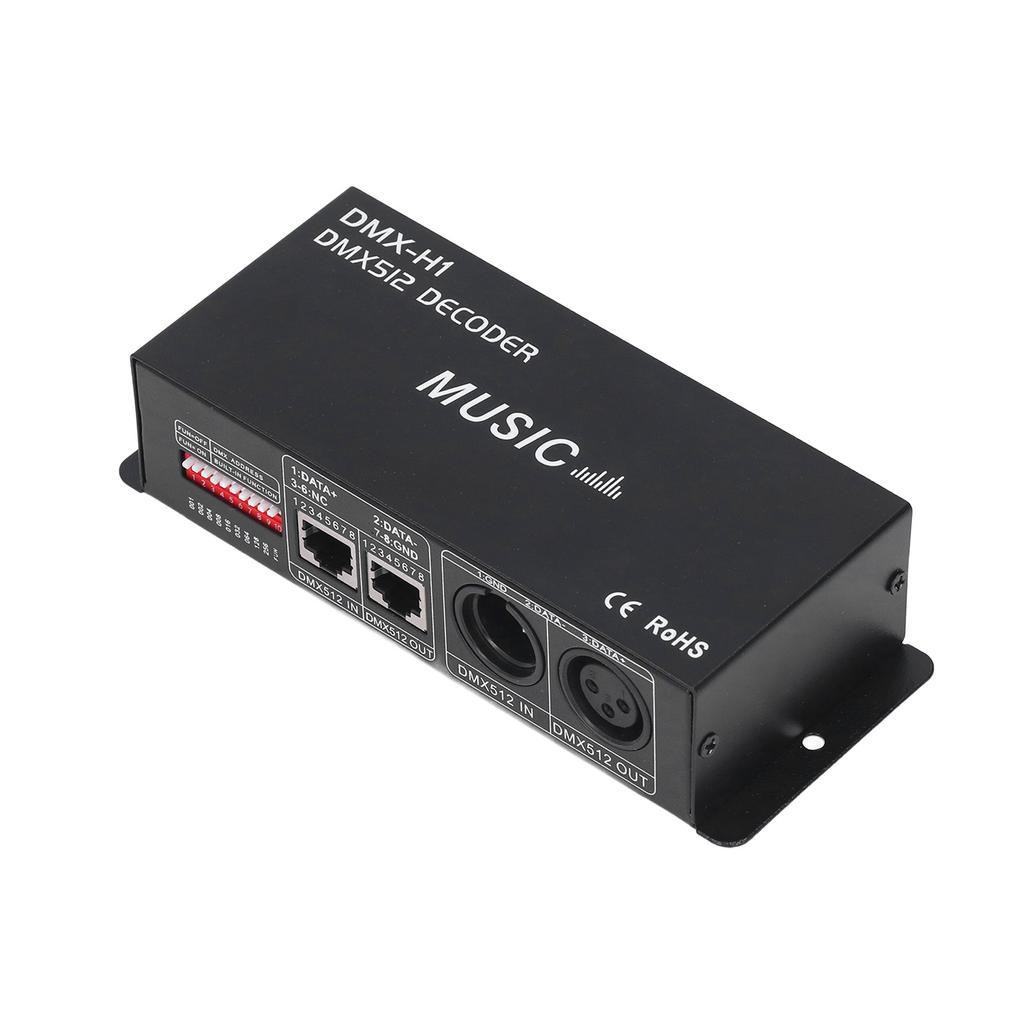 4 Channel DMX 512 Decorder Adjustable RGB Dimming LED Decorder Controller for Bars Hotels Sober