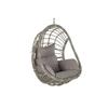 Garden Armchair - Grey - Synthetic Rattan - Aluminium - Elegant Outdoor Design